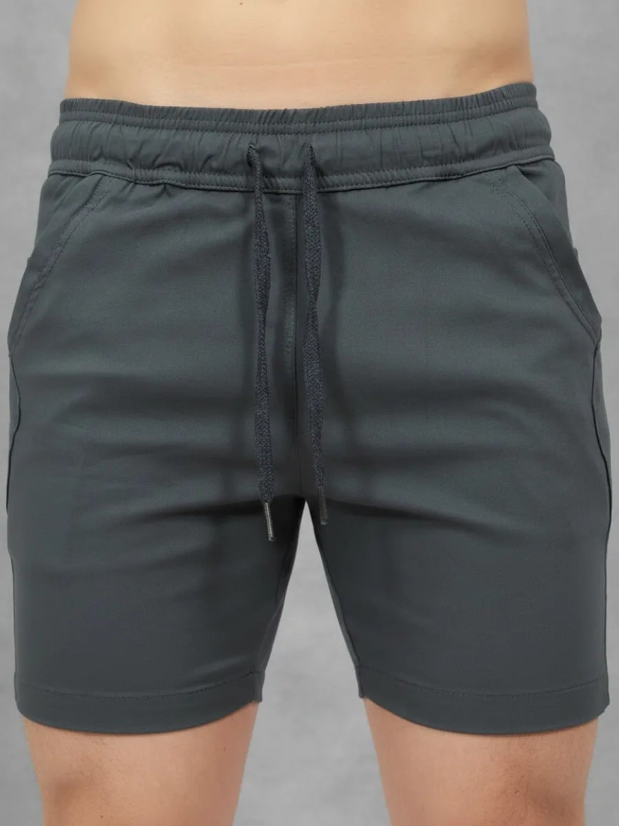 SHORT HOMBRE DRILL STONE - GRIS / SLIM - 2
