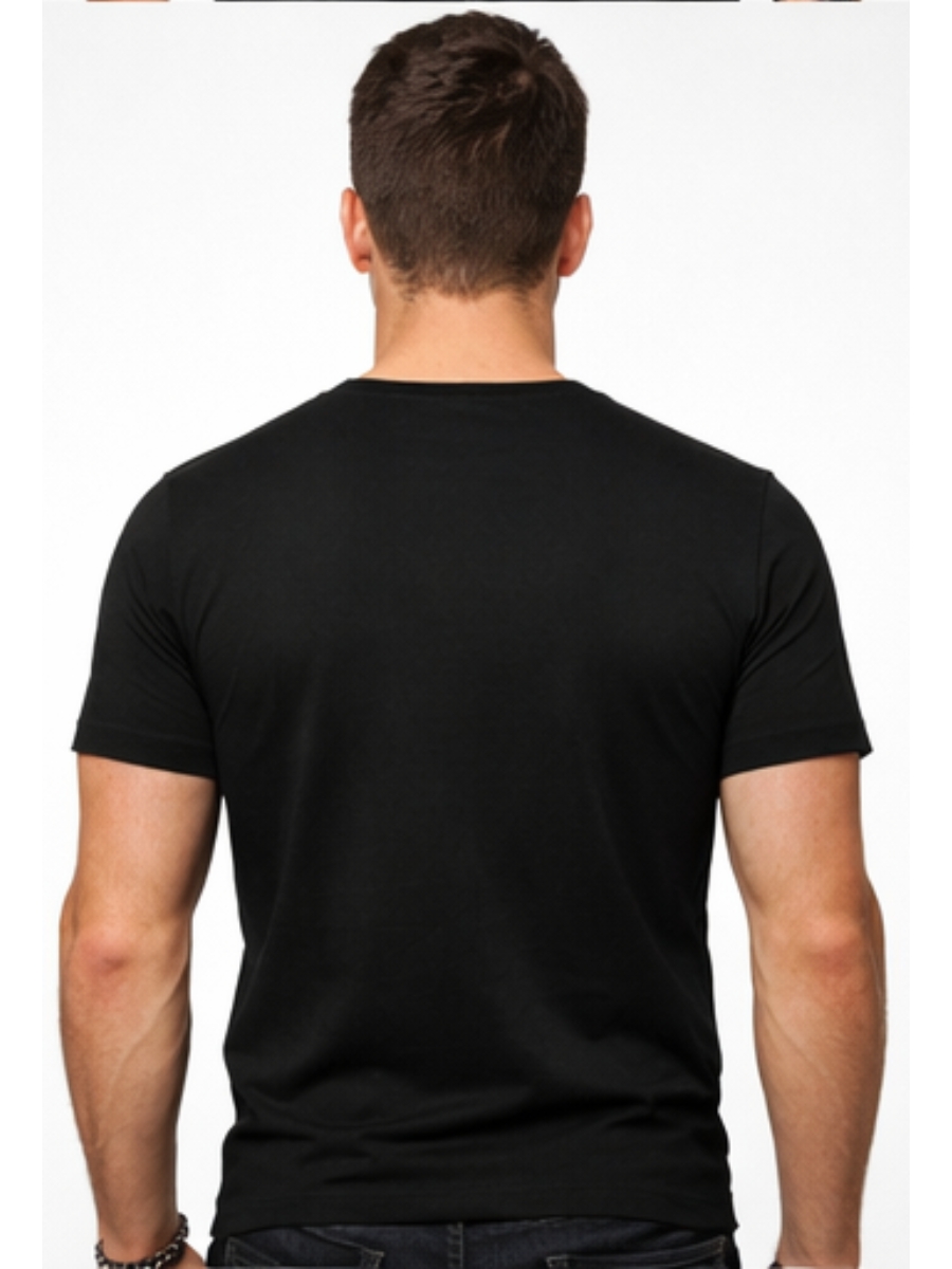 POLO HOMBRE ALGODÓN NEGRO - ENKI MODASTYLE FIT REGULAR URBANO - 3