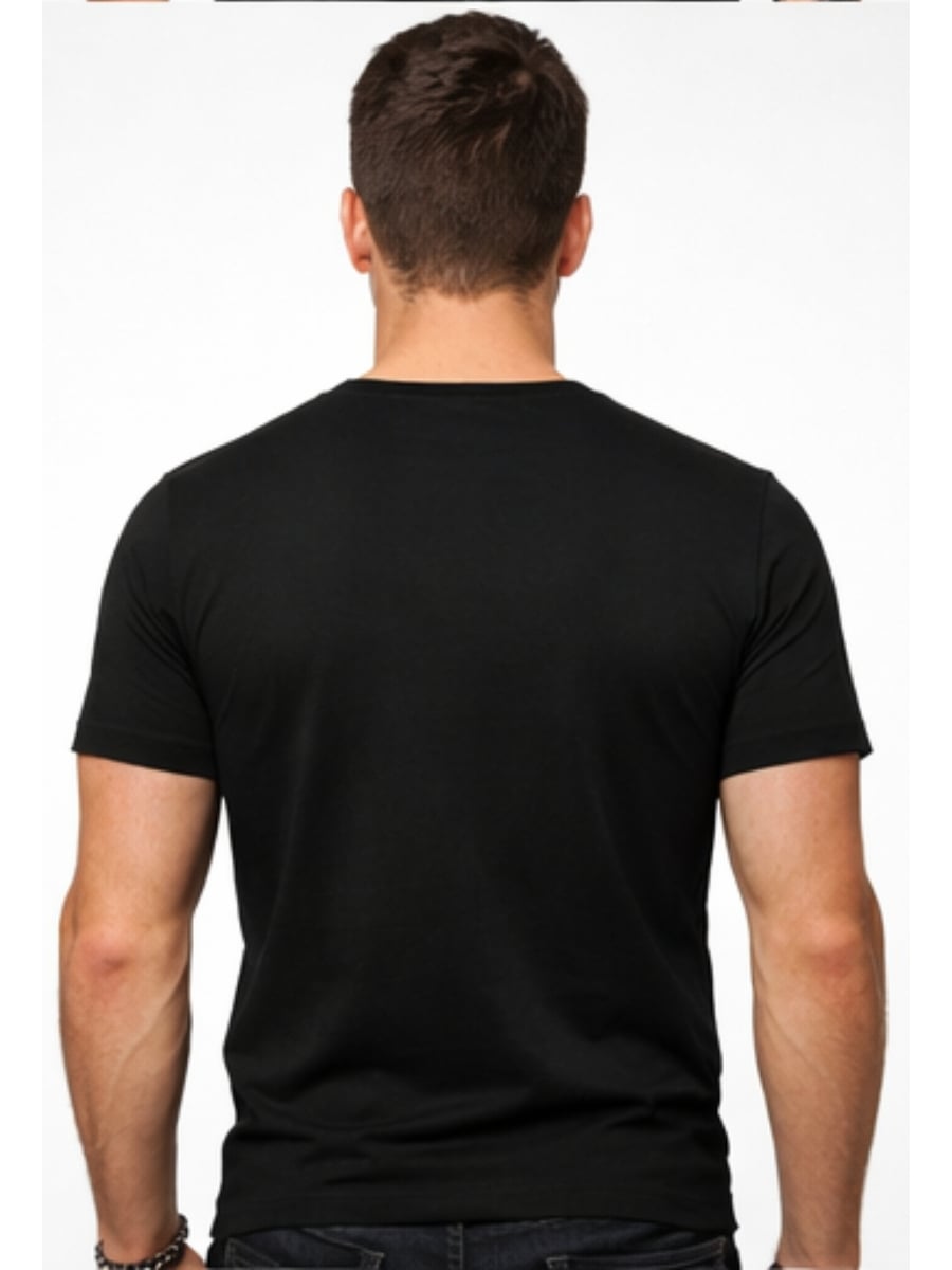 POLO HOMBRE ALGODÓN NEGRO - ENKI MODASTYLE FIT REGULAR URBANO - 3