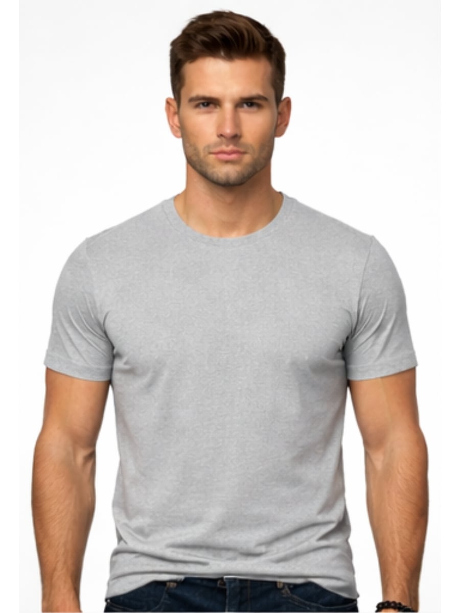 POLO HOMBRE ALGODÓN GRIS - ENKI MODASTYLE FIT REGULAR URBANO - 1