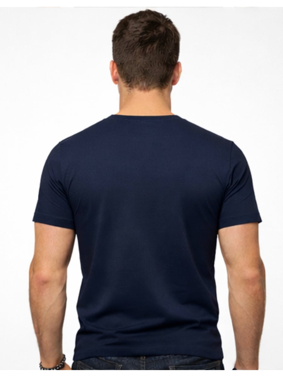POLO HOMBRE ALGODÓN AZUL - ENKI MODASTYLE FIT REGULAR URBANO - 3
