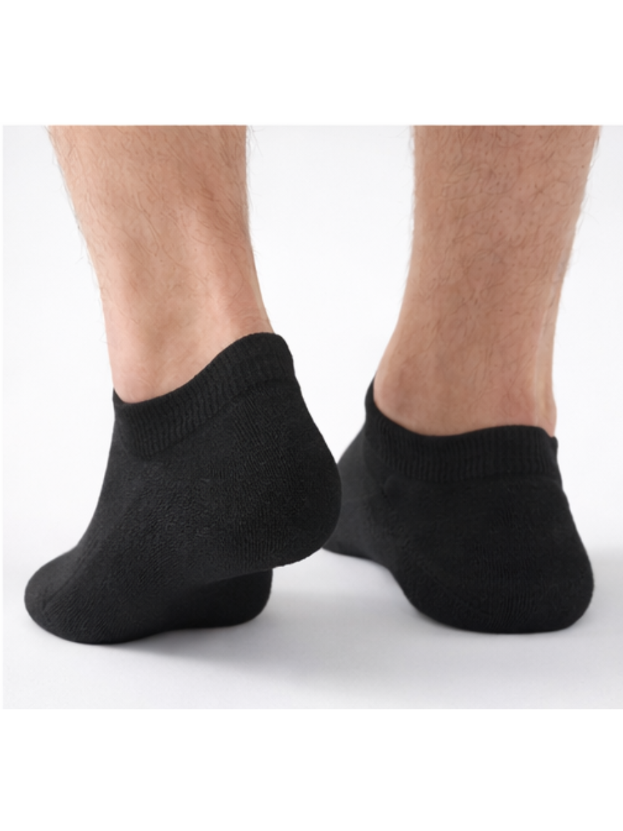 MEDIAS PACK X6 HOMBRE ALGODÓN - NEGRO - 2