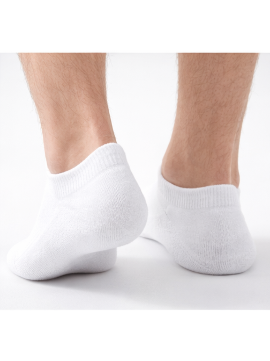 MEDIAS PACK X6 HOMBRE ALGODÓN - BLANCO - 3