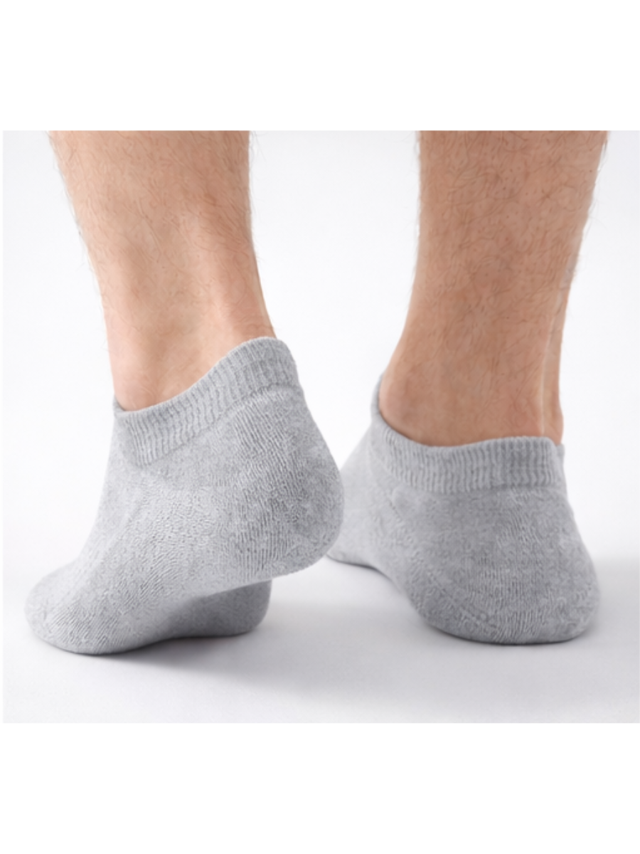 MEDIAS PACK X6 HOMBRE ALGODÓN - GRIS CLARO - 3