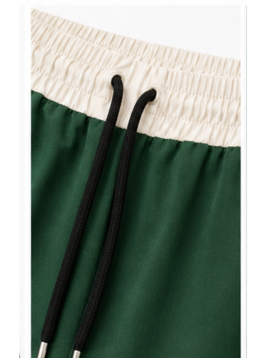 JOGGER NOVA BICOLOR PANTALON URBANO CASUAL TELA NOVA CINTURA ELASTICADA PIERNA ANCHA CON CORDON AJUSTABLE ESTILO JUVENIL - 6