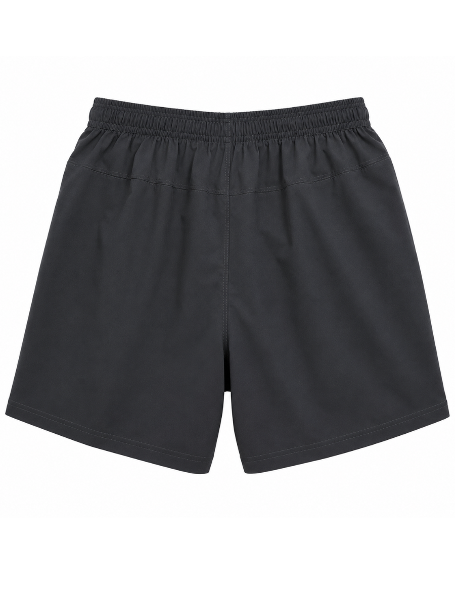 SHORT NOVA HOMBRE TELA NOVA GRIS REGULAR PRETINA ELASTICA CORDON AJUSTABLE BOLSILLOS - 5