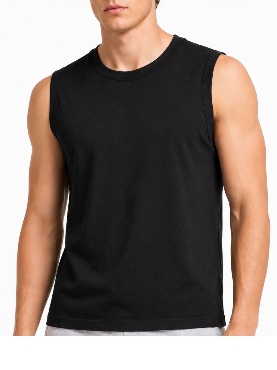 POLO MANGA CERO HOMBRE ALGODON CUELLO REDONDO FIT SLIM BASICO CASUAL DEPORTIVO GYM USO DIARIO - 4