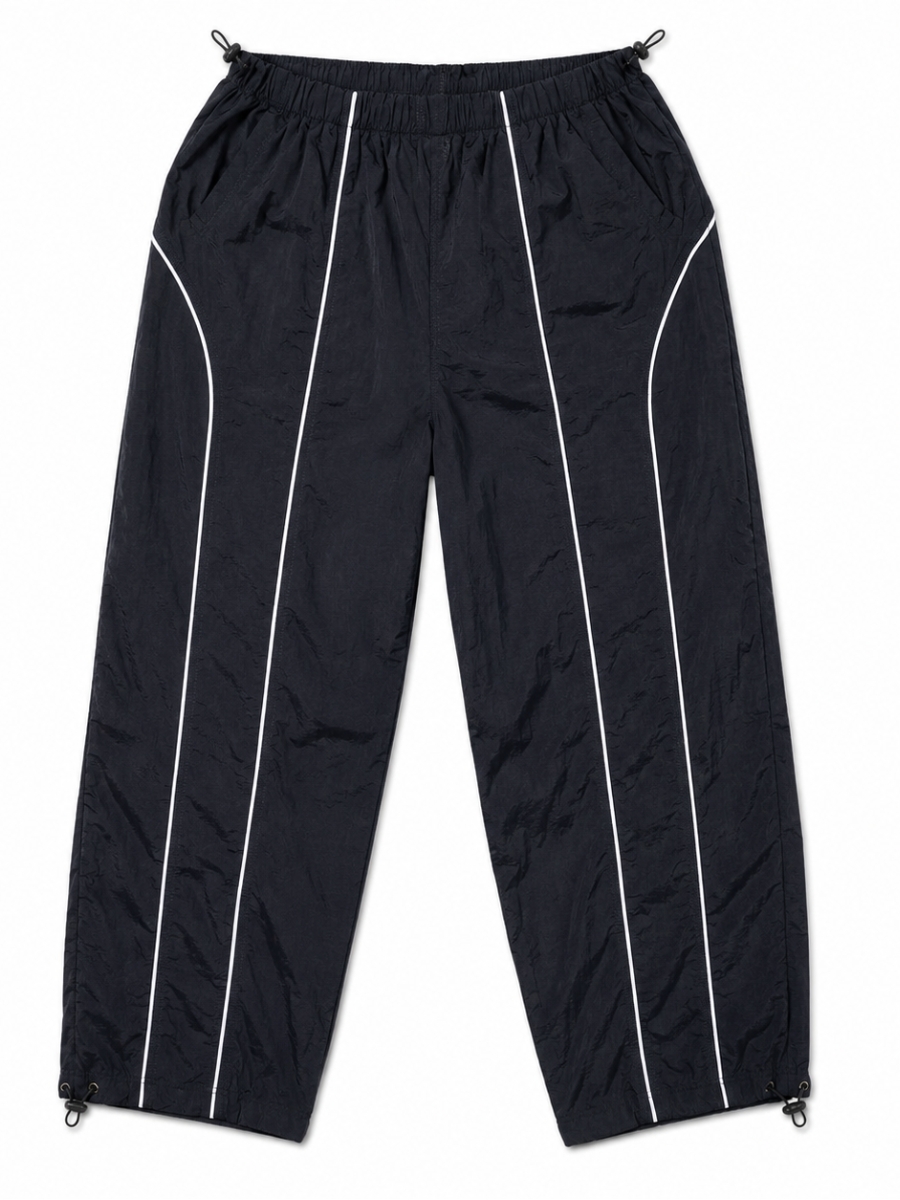 PANTALON PARACHUTE OVERSIZED HOMBRE WIDE LEG PIERNA ANCHA NEGRO - 7