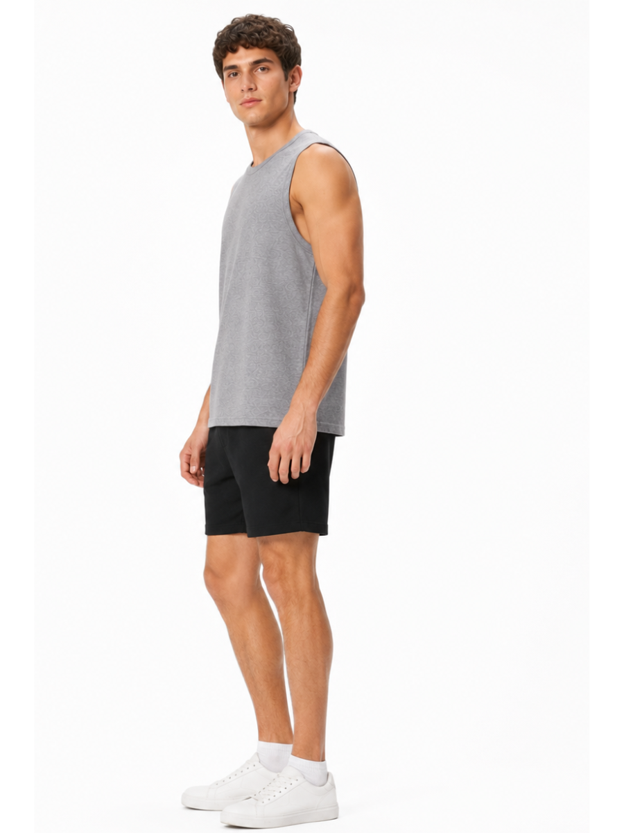 POLO SIN MANGAS SLIM FIT DE ALGODON JERSEY PARA HOMBRE - BASICO CASUAL Y DEPORTIVO - 3