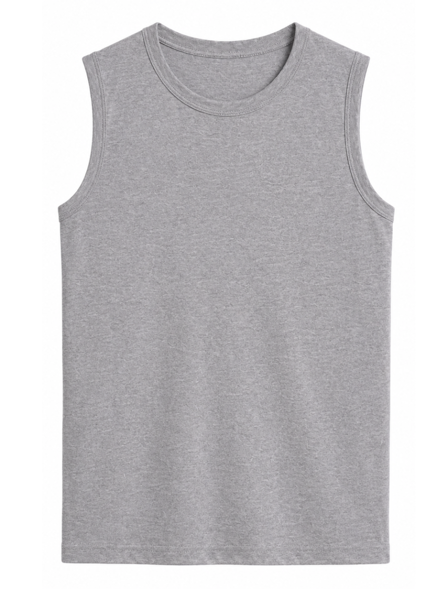 POLO SIN MANGAS SLIM FIT DE ALGODON JERSEY PARA HOMBRE - BASICO CASUAL Y DEPORTIVO - 6