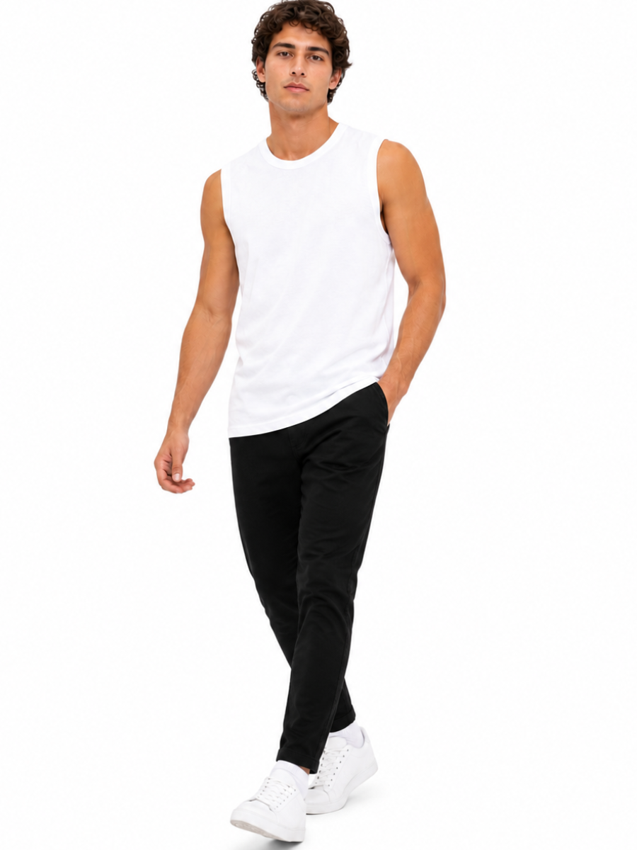 POLO MANGA CERO SLIM FIT HOMBRE TELA JERSEY DE ALGODÓN CASUAL DEPORTIVO HECHO EN PERÚ - 7