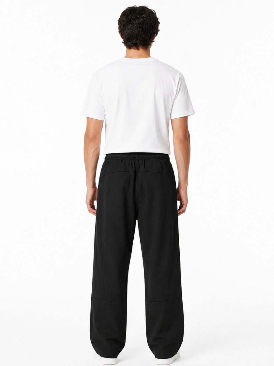 PANTALÓN  URBANO HOMBRE DEPORTIVO MALLA CASUAL BOLSILLOS CON CIERRE PRETINA ELÁSTICA - 3