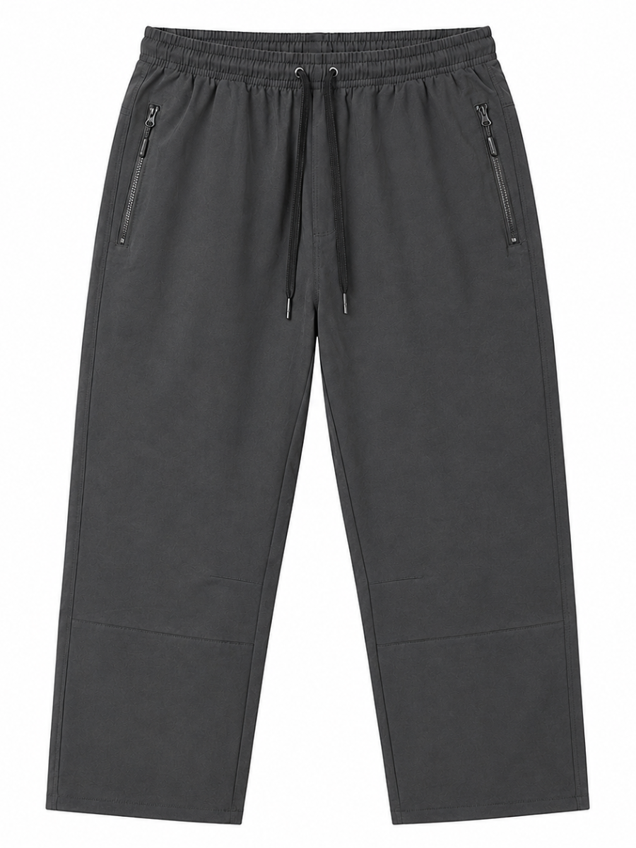 PANTALÓN URBANO HOMBRE DEPORTIVO MALLA CASUAL BOLSILLOS CON CIERRE PRETINA ELÁSTICA - 6