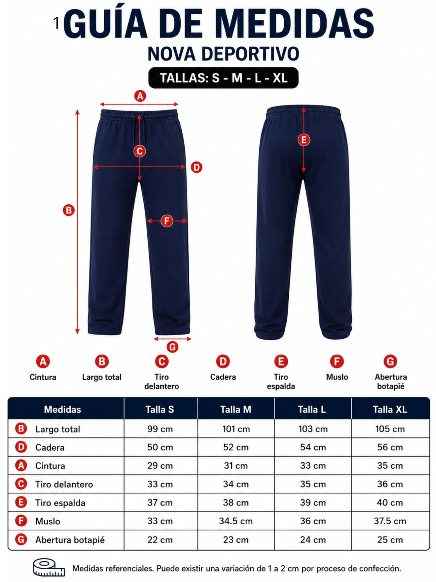 PANTALON DEPORTIVO HOMBRE JOGGER PARA GYM CON BOLSILLOS CON CIERRE Y CINTURA ELASTICA AJUSTABLE - 2