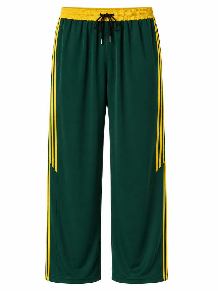 PANTALON DEPORTIVO JOGGER HOLGADO PARA HOMBRE CON FRANJAS LATERALES Y BOLSILLOS - 6