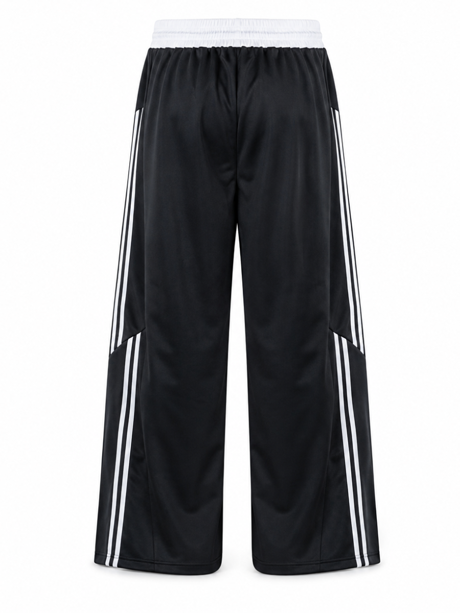 PANTALÓN DEPORTIVO PARA HOMBRE DE CORTE AMPLIO CON FRANJAS LATERALES, CINTURA ELÁSTICA Y DISEÑO URBANO CÓMODO Y MODERNO JOVEN - 7