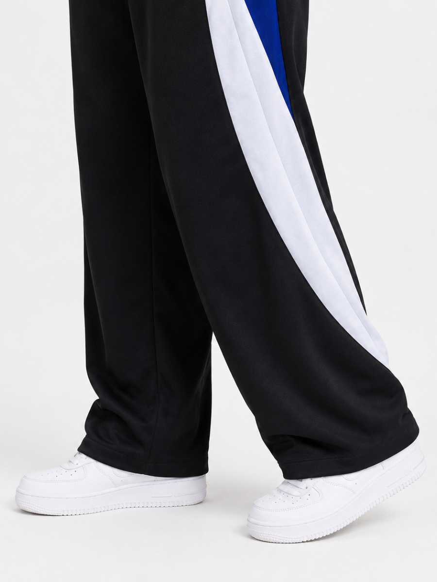PANTALON DEPORTIVO HOMBRE PIERNA ANCHA WIDE LEG BOLSILLOS CON CIERRE TELA NOVA BUZO ENTRENAMIENTO - 7