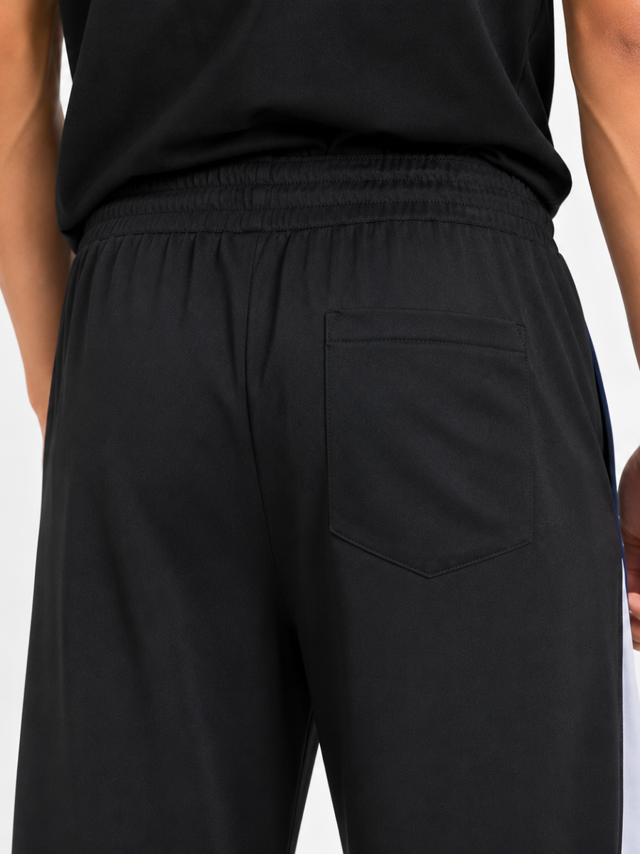 PANTALON DEPORTIVO HOMBRE PIERNA ANCHA WIDE LEG BOLSILLOS CON CIERRE TELA NOVA BUZO ENTRENAMIENTO - 8
