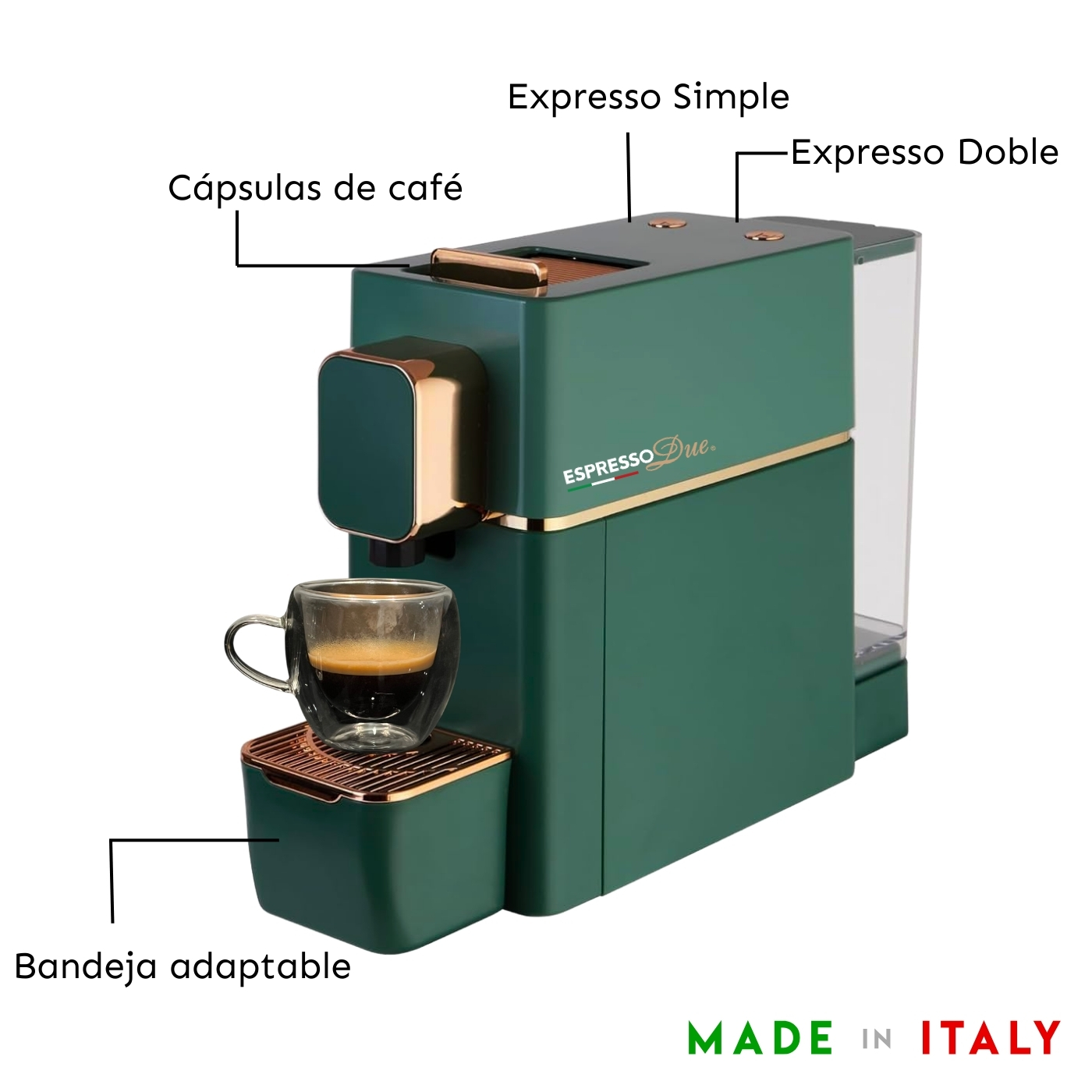MÁQUINA DE CAFÉ EXPRESO ITALIANA - 1