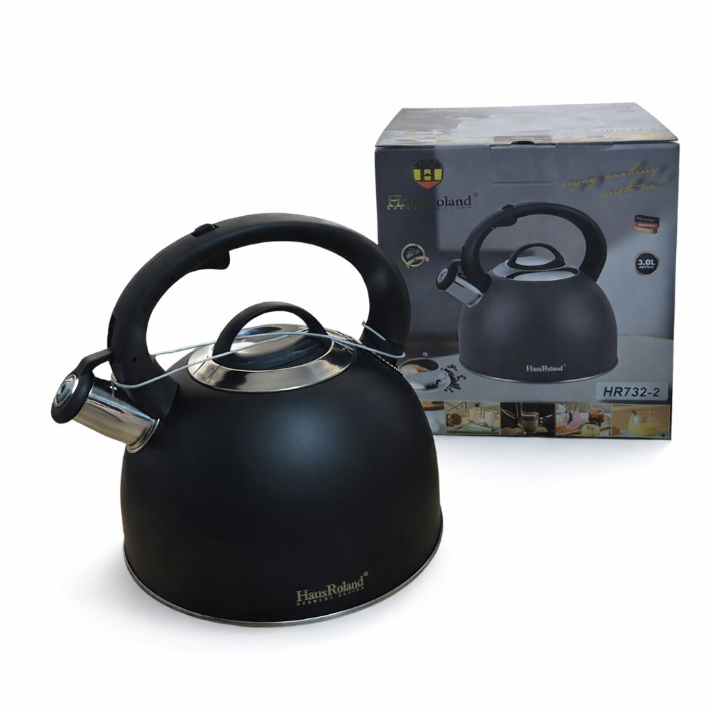 TETERA HAUS ROLAND 3 LITROS CON SILBATO HR732-2 - NEGRO - 2