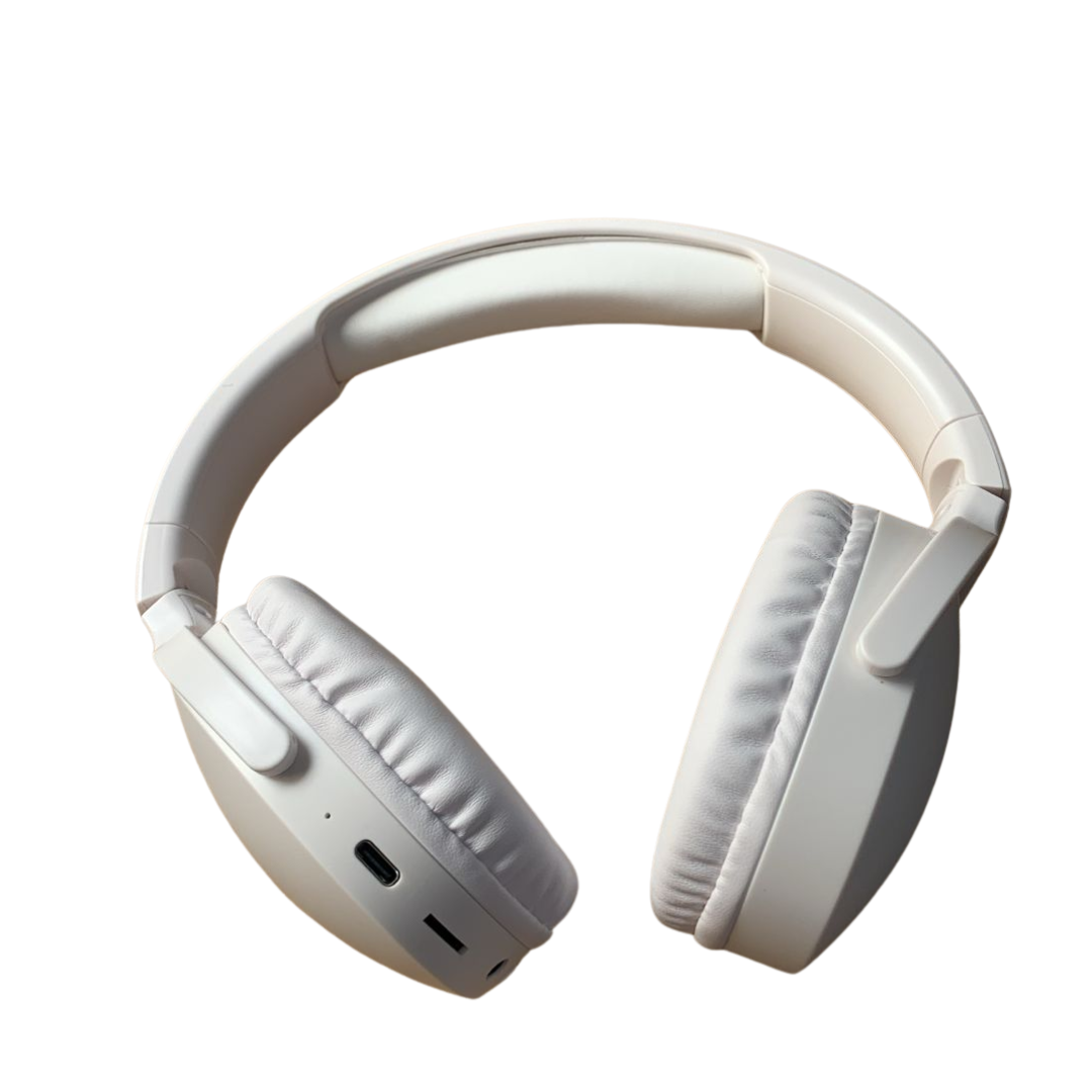 AUDÍFONOS MUSIC HEADPHONE SD1106 HI-FI - BLANCO - 3