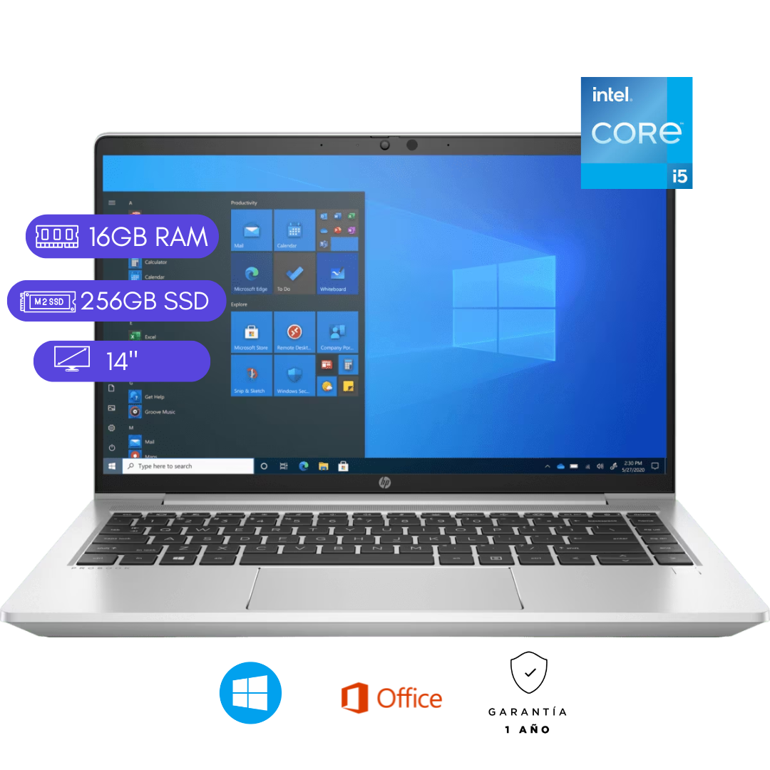 LAPTOP REACONDICIONADA HP 640 G8 CORE I5 11VA 16GB RAM 256GB SSD - 1