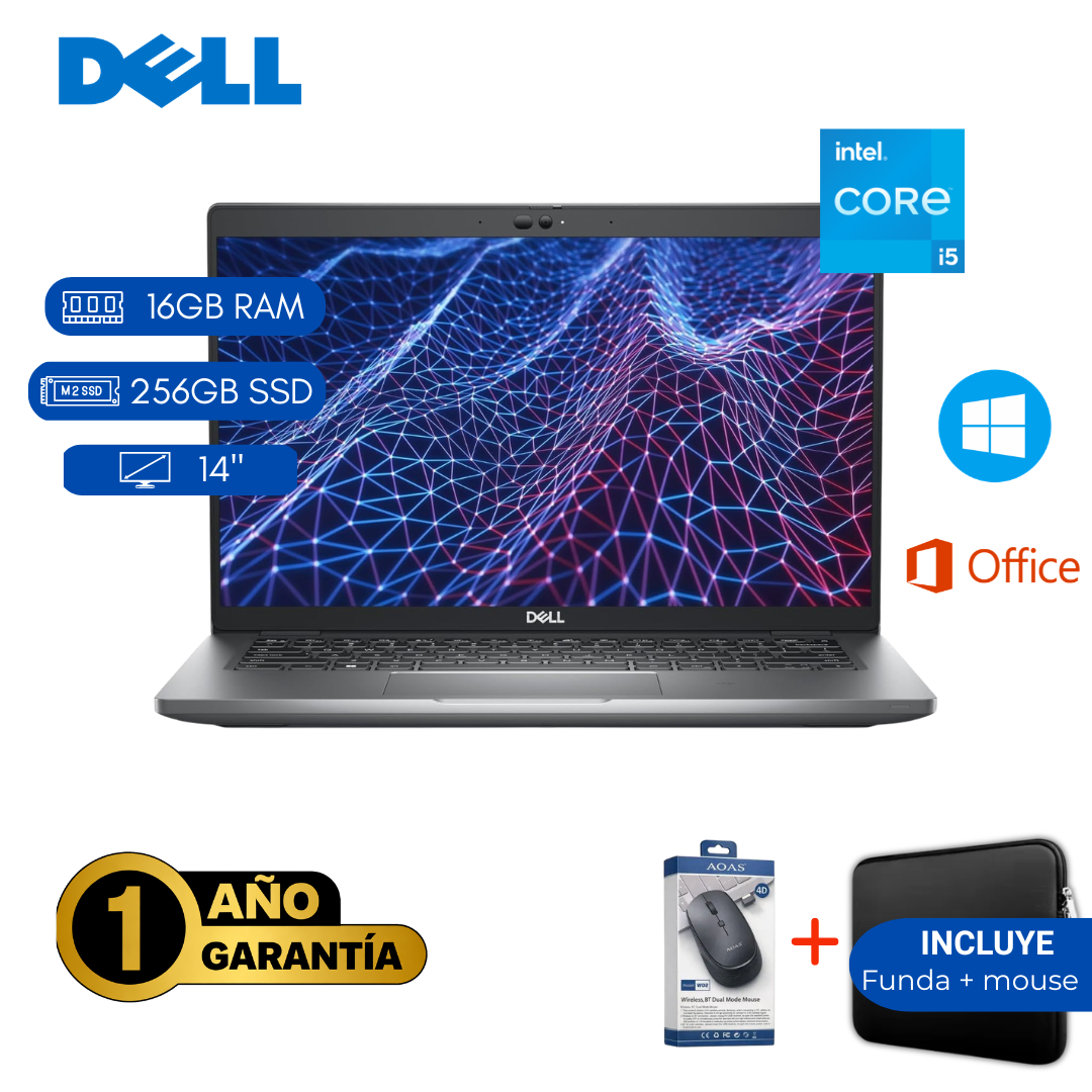 LAPTOP REACONDICIONADA DELL 5430 CORE I5 12VA/ 16GB RAM/ 256GB SSD/ 14' - 1