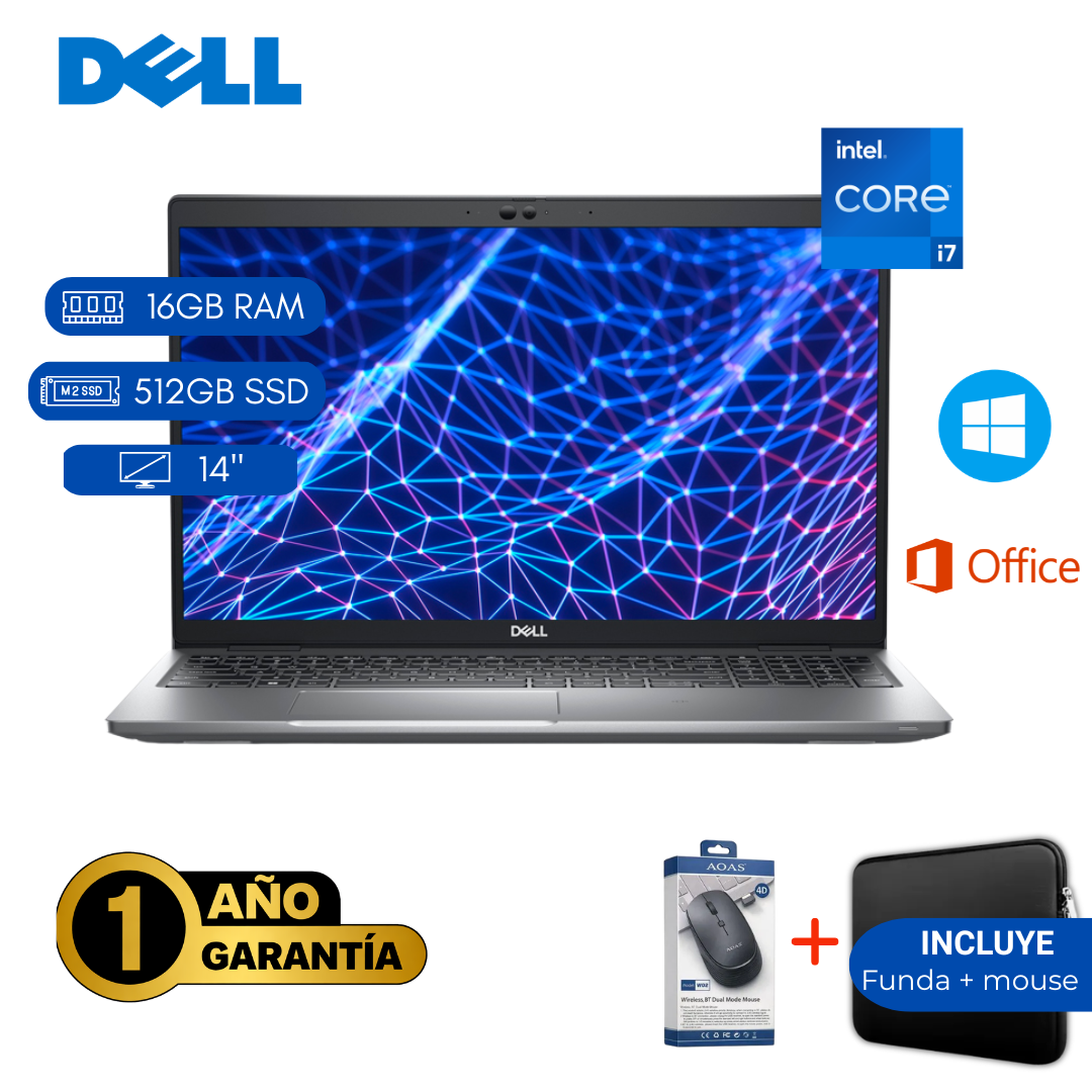 LAPTOP REACONDICIONADA DELL 5530 CORE I7 12VA/ 16GB RAM/ 512GB SSD/ 15.6' - 1