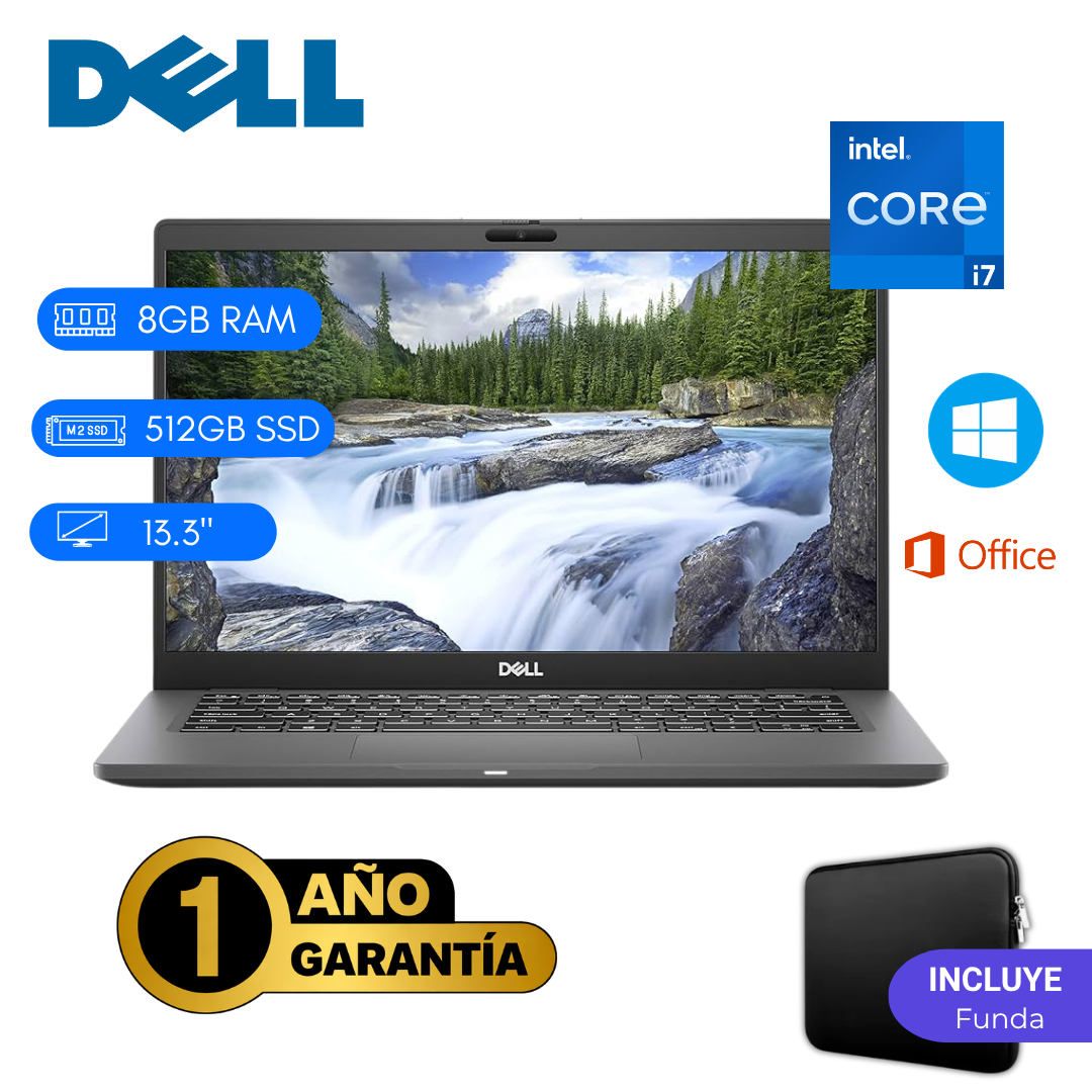 LAPTOP REACONDICIONADA DELL LATITUDE 7330 INTEL CORE I7 12VA 8GB RAM 512GB SSD 13.3 PULGADAS - 1