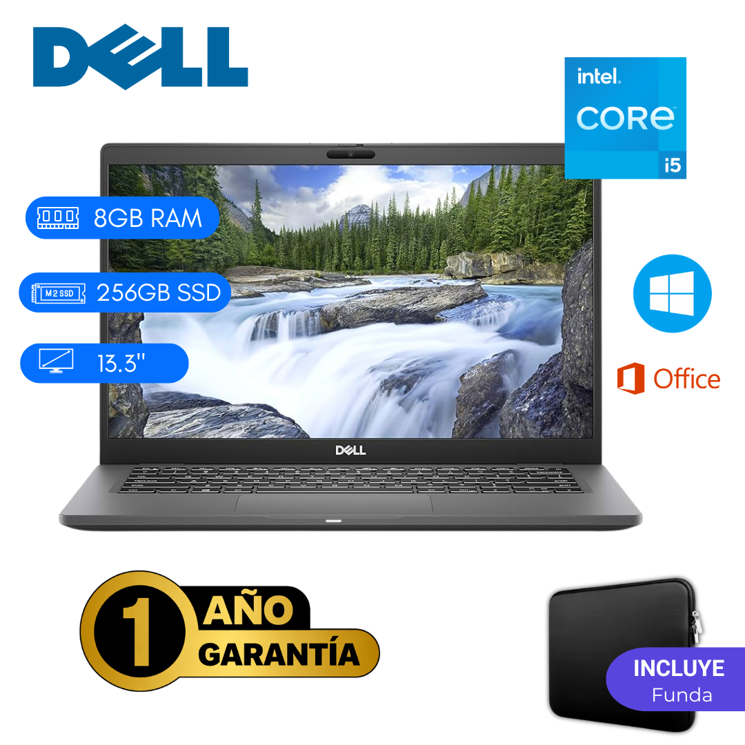 LAPTOP REACONDICIONADA DELL LATITUDE 7330 INTEL CORE I5 12VA 8GB RAM 256GB SSD 13.3 PULGADAS - 1