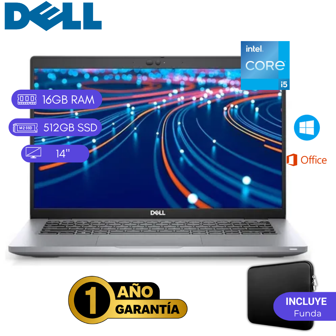 LAPTOP REACONDICIONADA DELL LATITUDE 5420 INTEL CORE I5 11VA 16GB RAM 512GB SSD 14 PULGADAS - 1