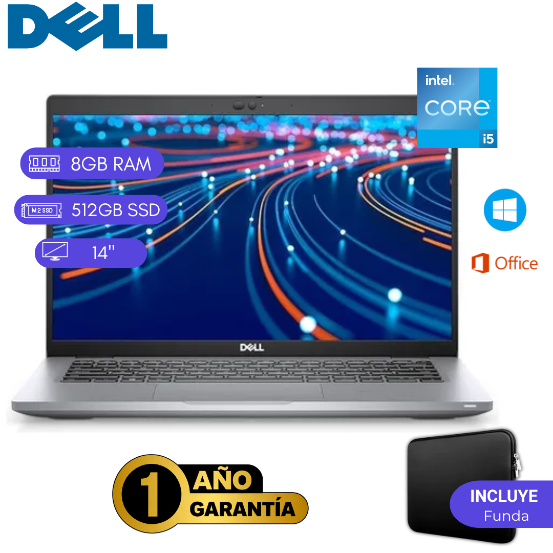LAPTOP REACONDICIONADA DELL LATITUDE 5420 INTEL CORE I5 11VA 8GB RAM 512GB SSD 14 PULGADAS - 1