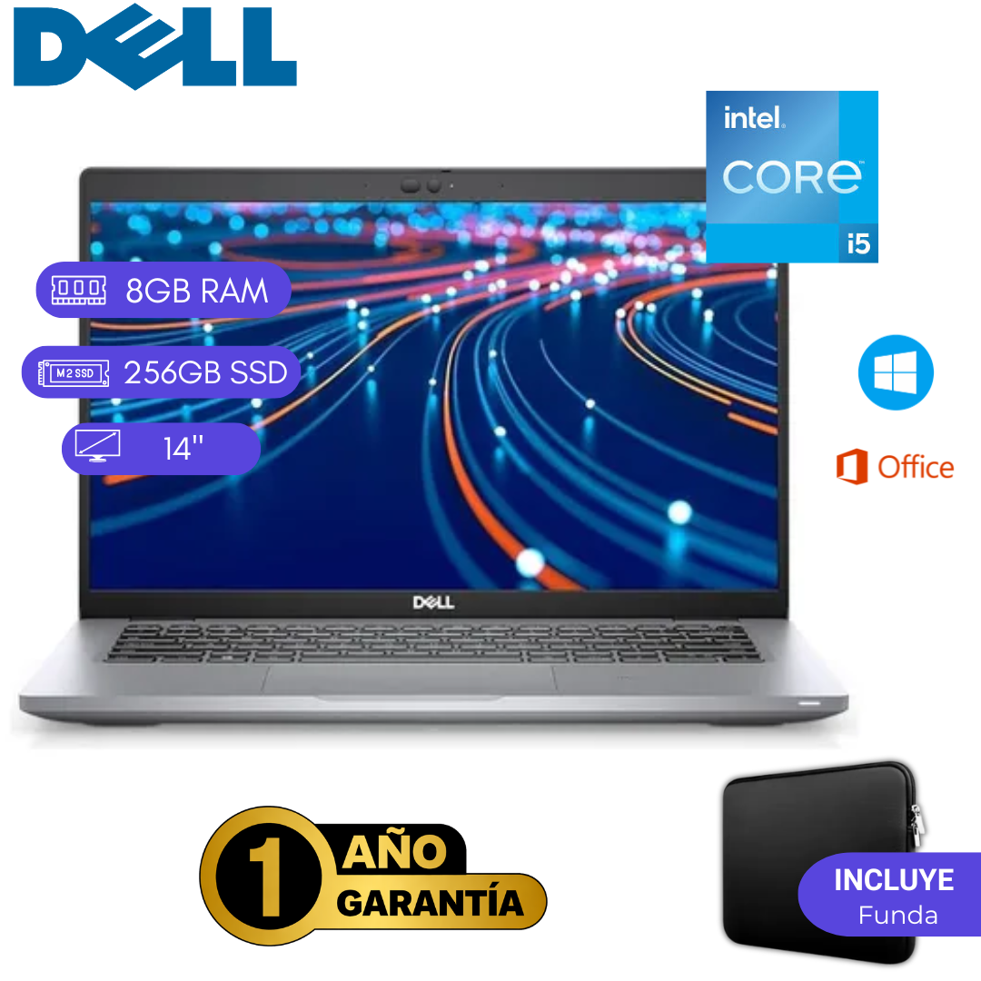 LAPTOP REACONDICIONADA DELL LATITUDE 5420 INTEL CORE I5 11VA 8GB RAM 256GB SSD 14 PULGADAS - 1