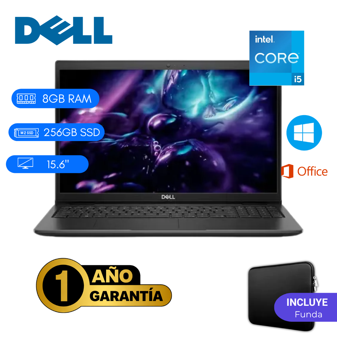 LAPTOP REACONDICIONADA DELL LATITUDE 3520 INTEL CORE I5 11VA 8GB RAM 256GB SSD 15.6 PULGADAS - 1