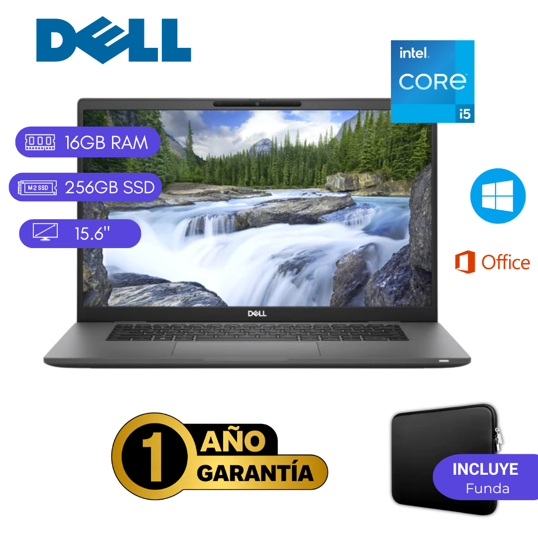 LAPTOP REACONDICIONADA DELL LATITUDE 7520 INTEL CORE I5 11VA 16GB RAM 256GB SSD 15.6 PULGADAS - 1