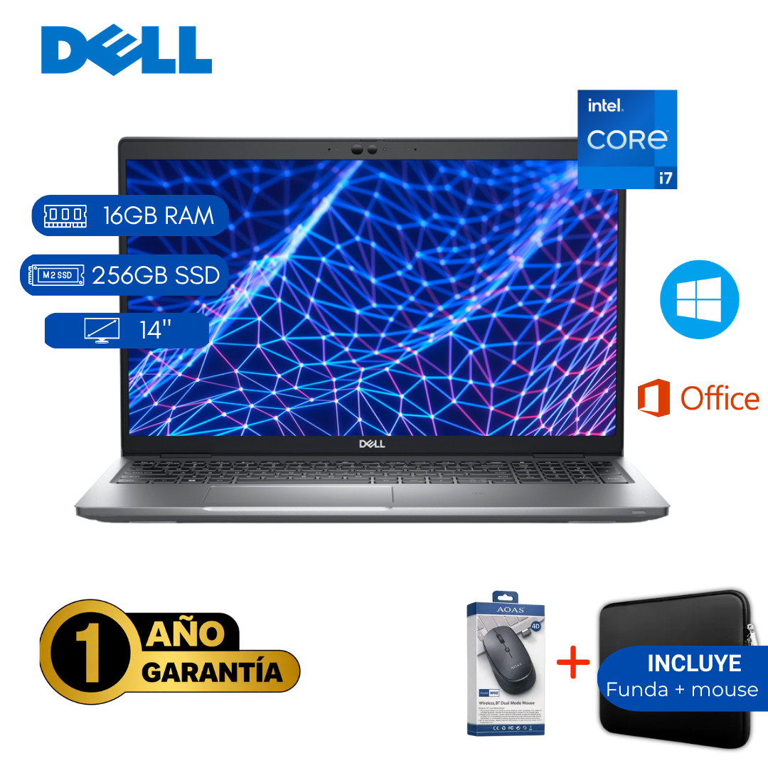 LAPTOP REACONDICIONADA DELL LATITUDE 5530 INTEL CORE I7 12VA 16GB RAM 256GB SSD 15.6 PULGADAS - 1