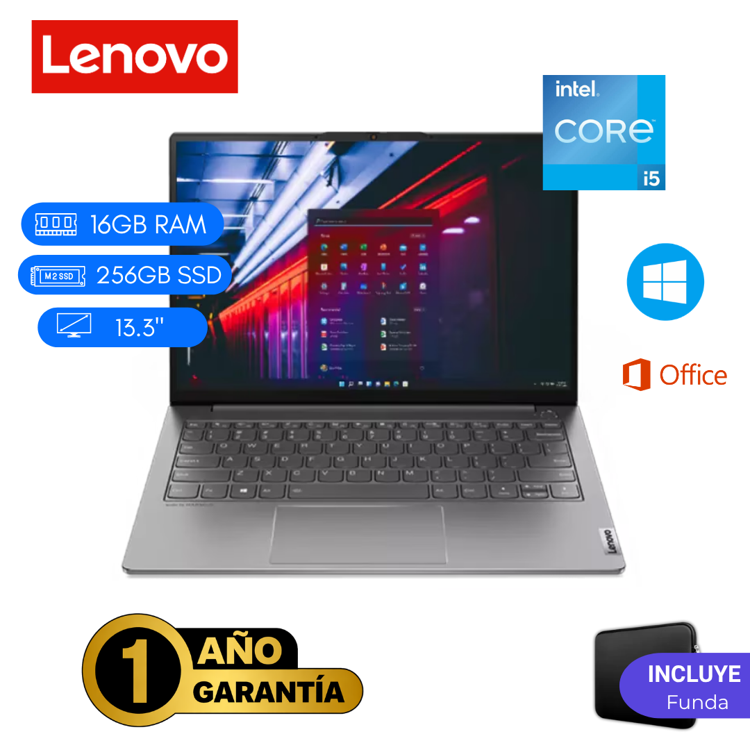 LAPTOP REACONDICIONADA LENOVO THINKBOOK 13 G2 INTEL CORE I5 11VA 16GB RAM 256GB SSD 13.3 PULGADAS - 1