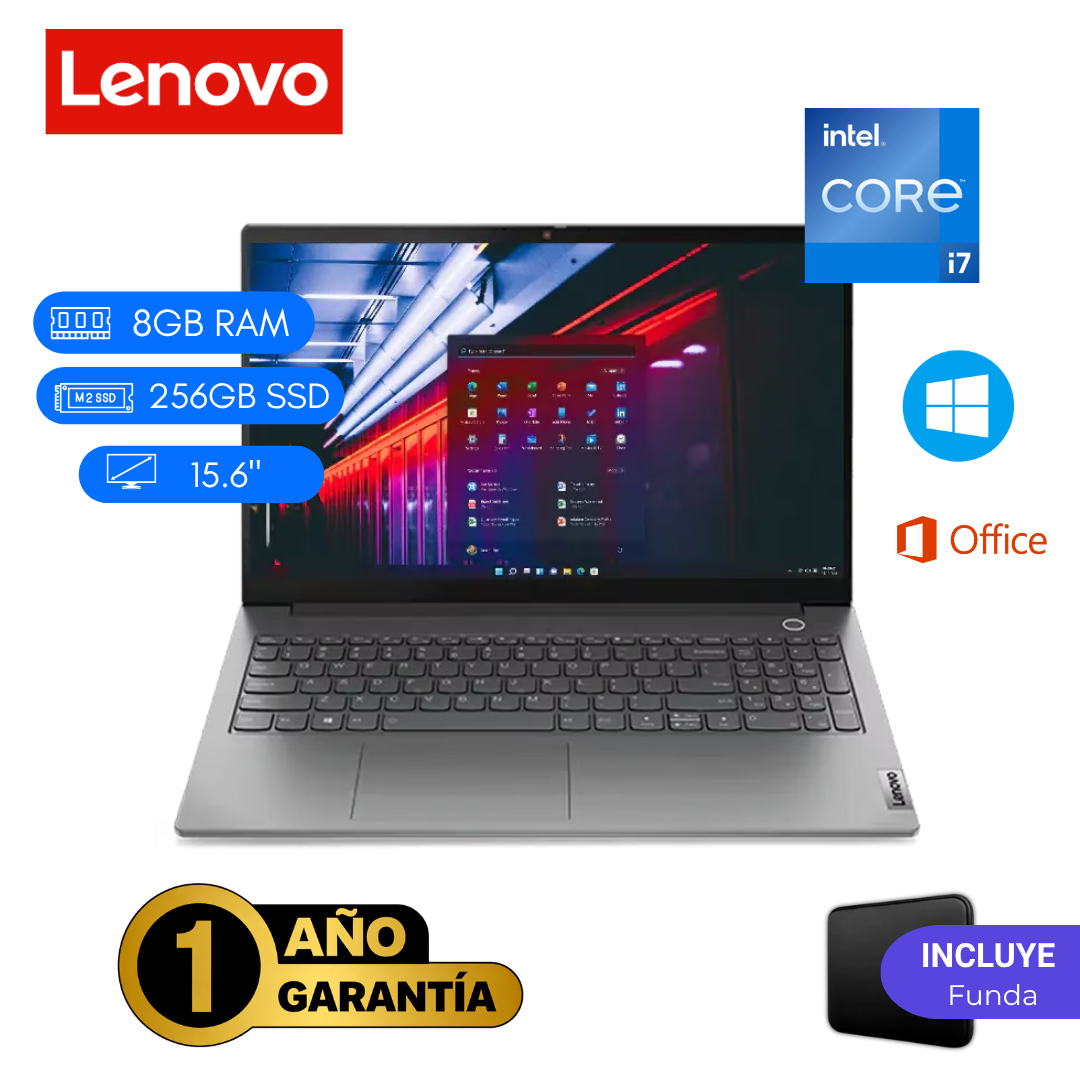 LAPTOP REACONDICIONADA LENOVO THINKBOOK 15 G2 ITL INTEL CORE I7 11VA 8GB RAM 256GB SSD 15.6 PULGADAS - 1