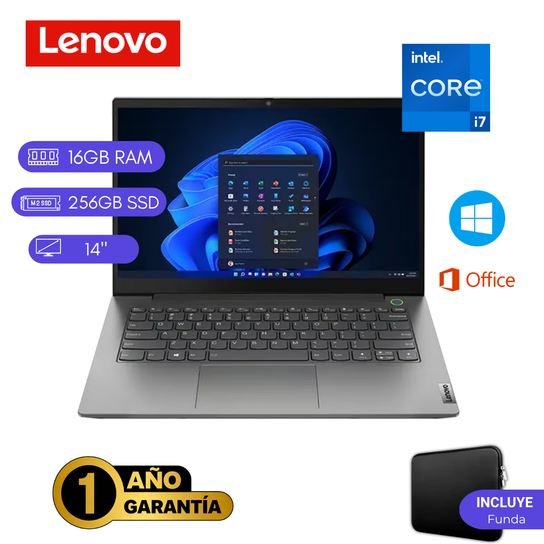 LAPTOP REACONDICIONADA LENOVO THINKBOOK 14 G4 INTEL CORE I7 12VA 16GB RAM 256GB SSD 14 PULGADAS - 1