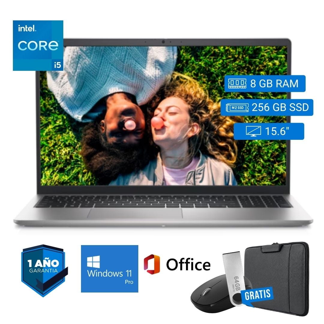 LAPTOP SEMI NUEVA DELL LATITUDE 3520 CORE I5 11VA 8GB RAM 256GB SSD 15.6' + MOUSE + FUNDA + USB 64 GB - 1