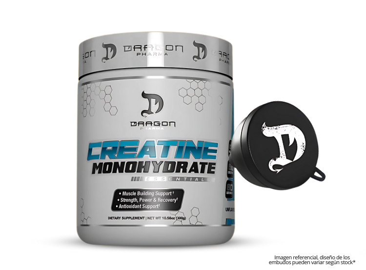 CREATINA DRAGON PHARMA 300 GR + EMBUDO DRAGON PHARMA - 1