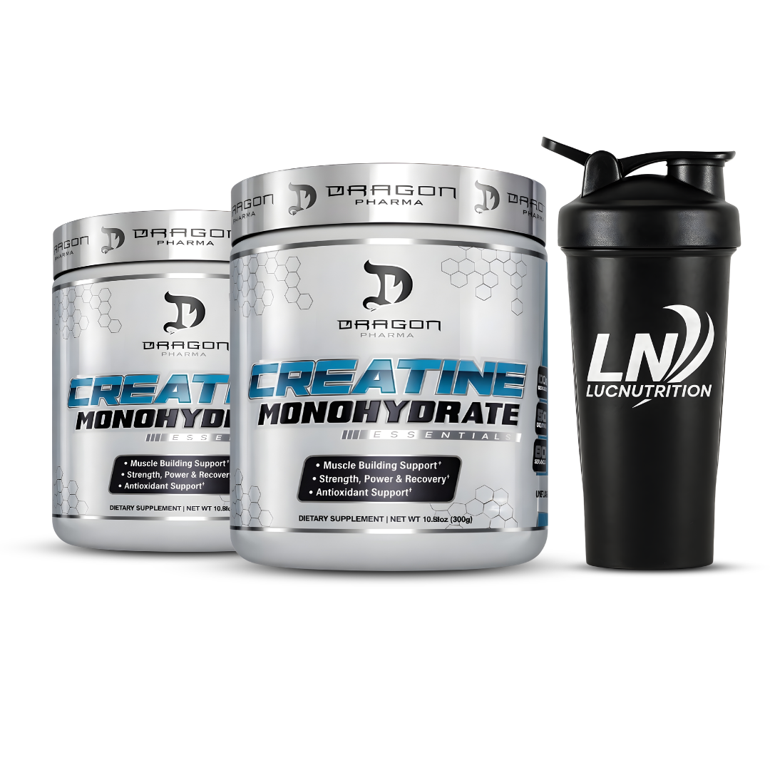 PACK 2 CREATINA DRAGON PHARMA 300 GR + SHAKER - 1