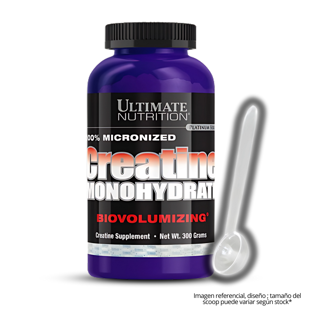 CREATINA ULTIMATE NUTRITION 300 GR + SCOOP - 1
