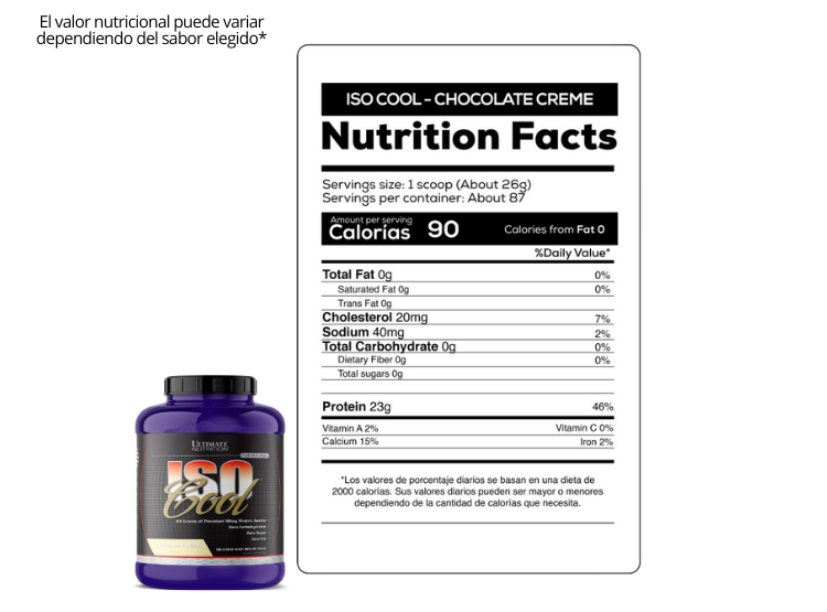 ISO COOL - 5 LB (ULTIMATE NUTRITION) CHOCOLATE CREME - 2