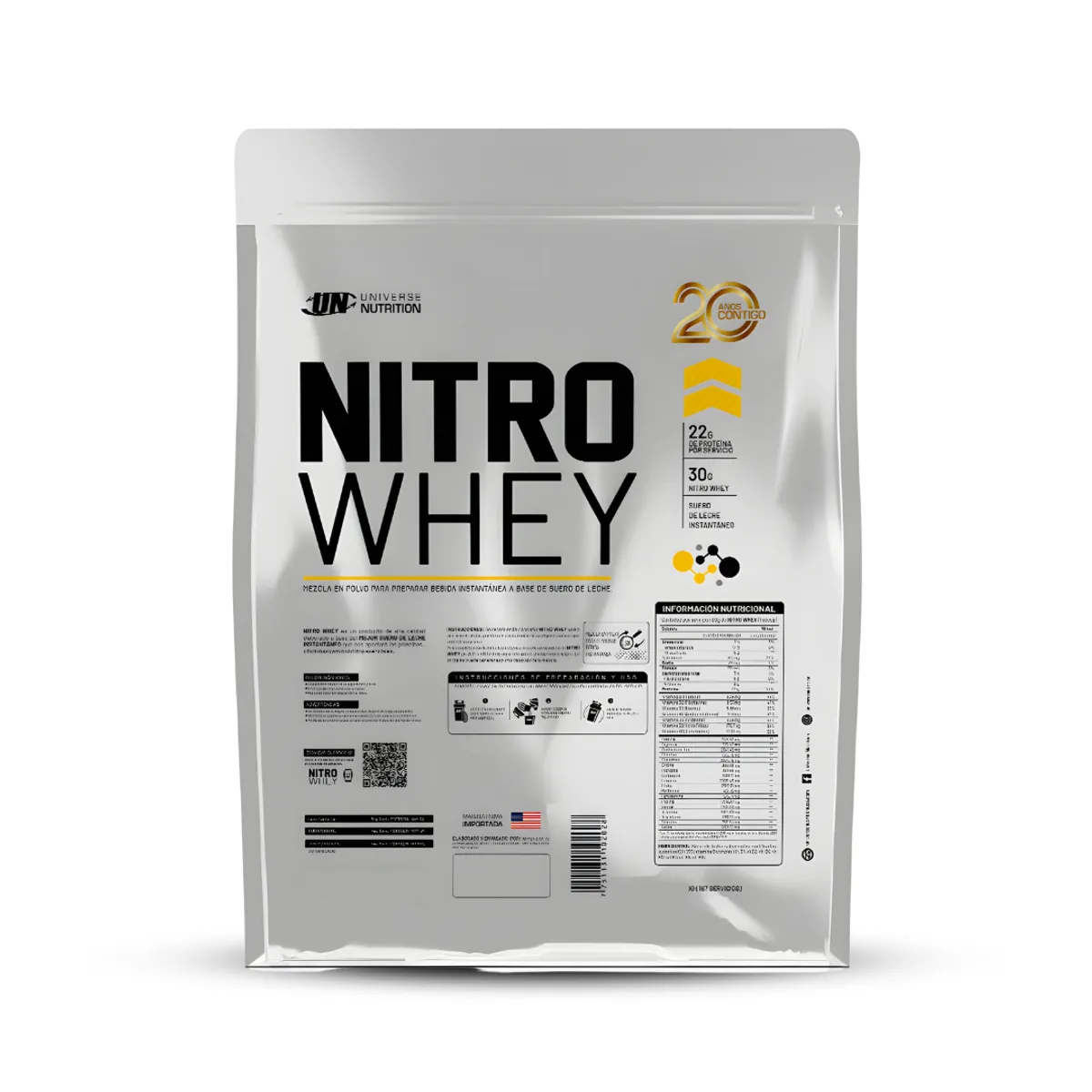 NITRO WHEY 5 KG VAINILLA - 1