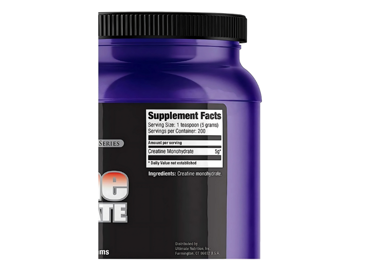 CREATINA ULTIMATE NUTRITION 1 KG MICRONIZADA + SCOOP + SHAKER - 3