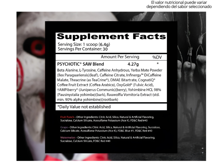 PSYCHOTIC SAW 30 SERVICIOS - GRAPE - 3