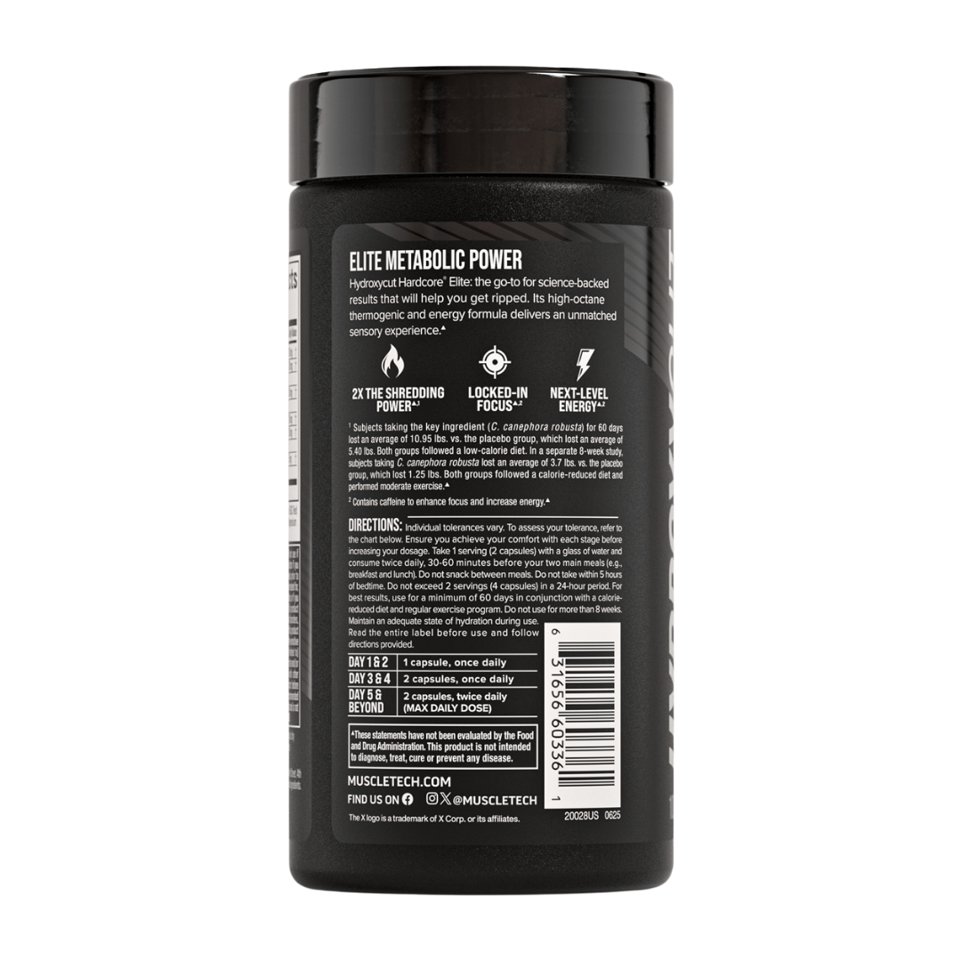 HYDROXYCUT HARDCORE ELITE - 100 CAPSULAS - 2