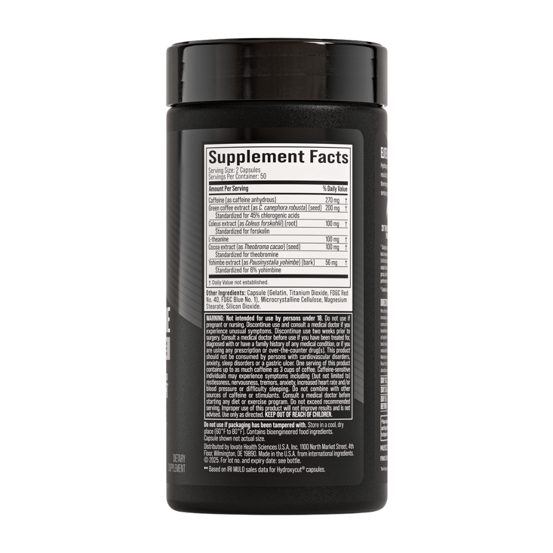 HYDROXYCUT HARDCORE ELITE - 100 CAPSULAS - 3