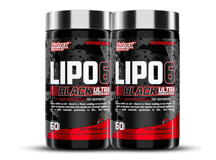 LIPO 6 BLACK ULTRA CONCENTRATE 60 CÁPSULAS - PACK X 2 - 1
